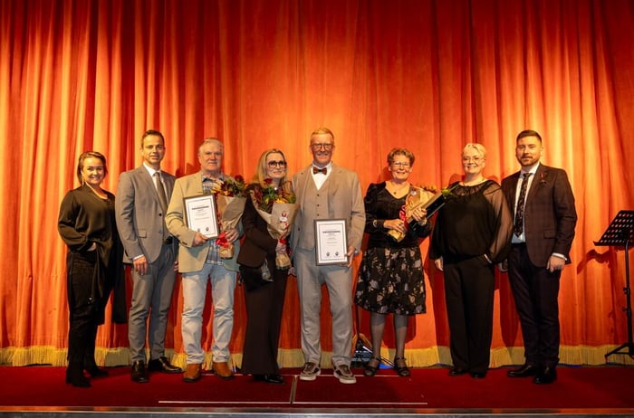 Award recipients contributions to tourism in North Iceland with Visit North Iceland employees